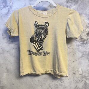 Vintage 70s 80s Phoenix Zoo T Shirt Adult Small 15x17 Zebra Single Stitch USA